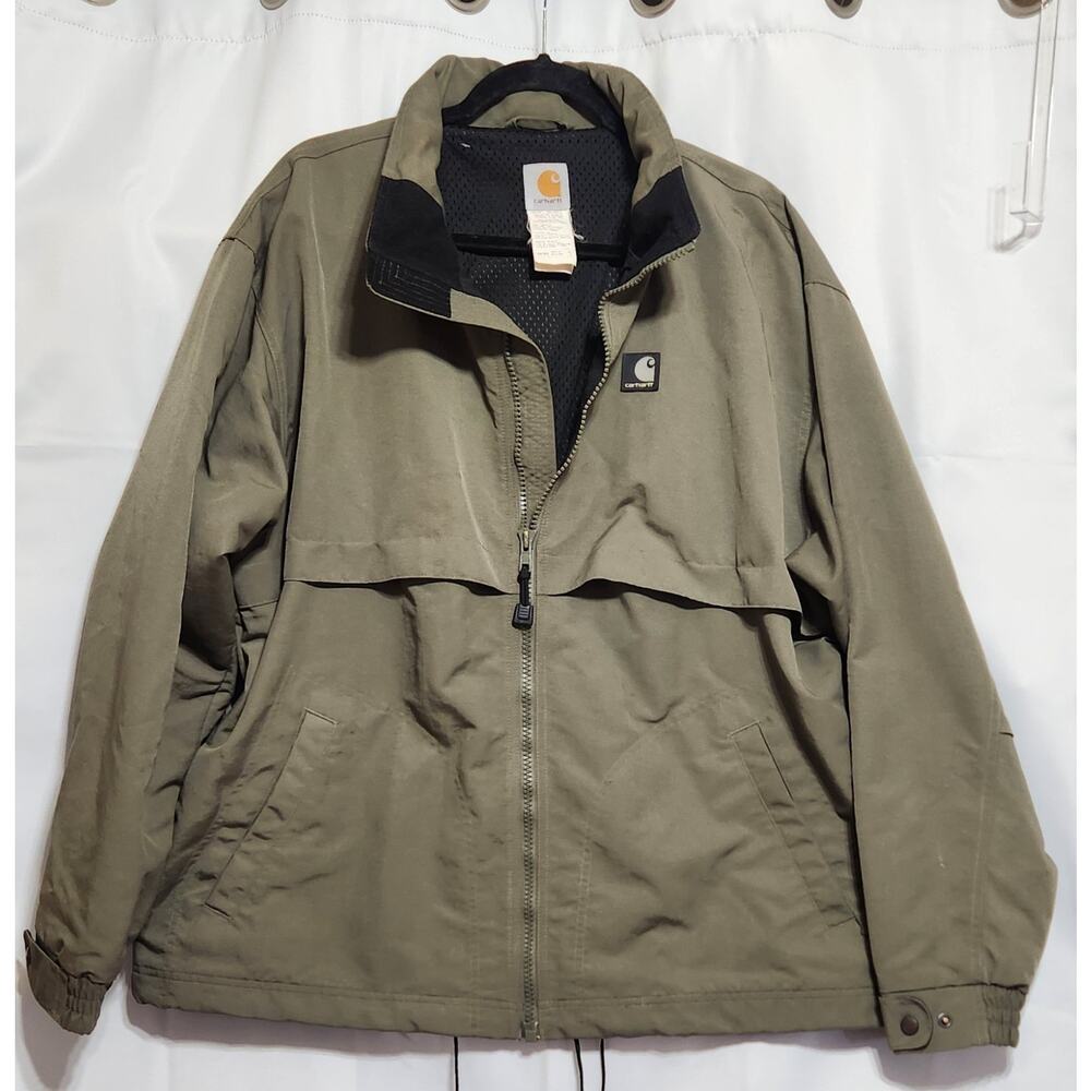Carhartt‎ J104 Workshield Vented Jacket Mesh Lined Green Size Men’s L